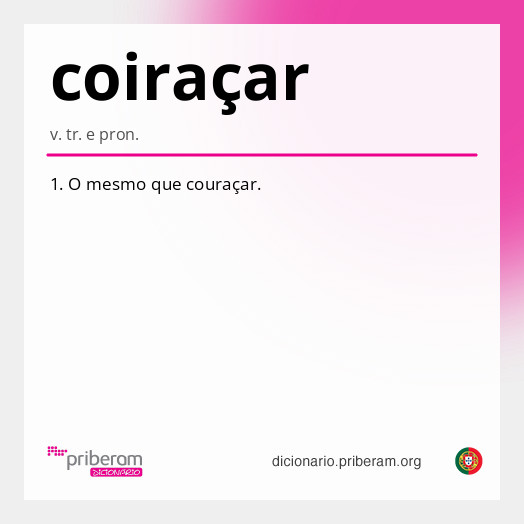 Significado de coiraçar
