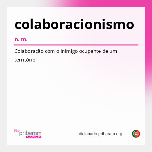 Significado de colaboracionismo