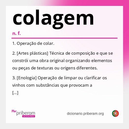 Significado de colagem