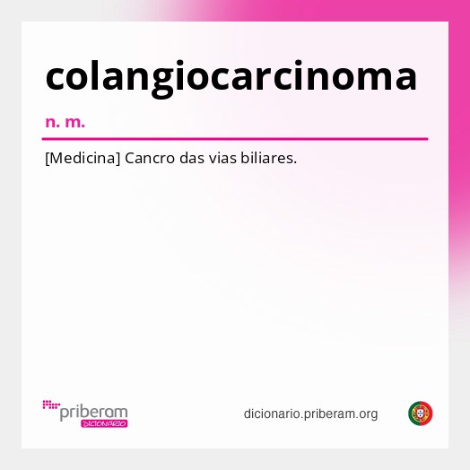 Significado de colangiocarcinoma