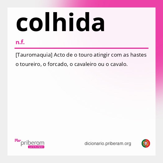 Significado de colhida