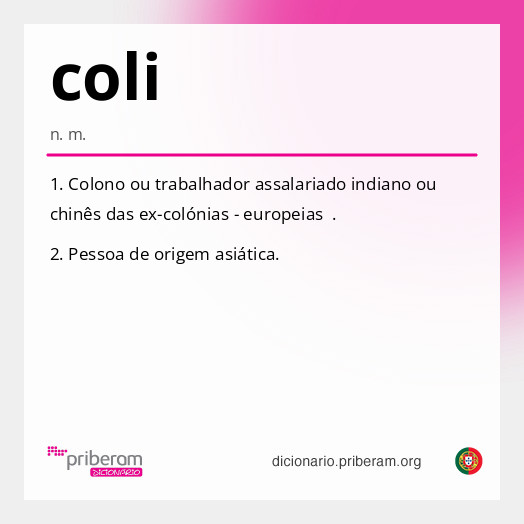 Significado de coli