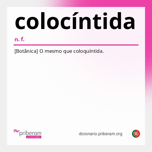 Significado de colocíntida
