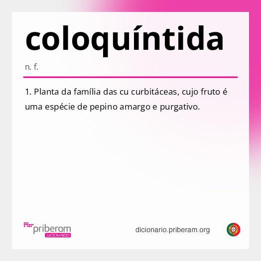 Significado de coloquíntida