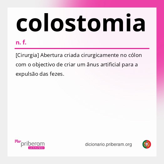 Significado de colostomia
