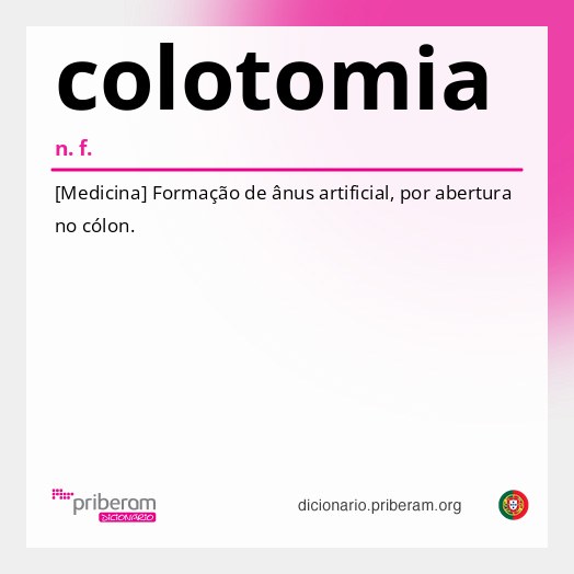 Significado de colotomia
