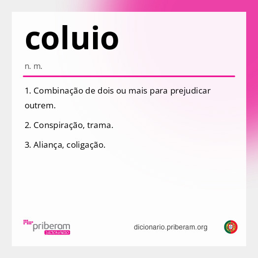 Significado de coluio