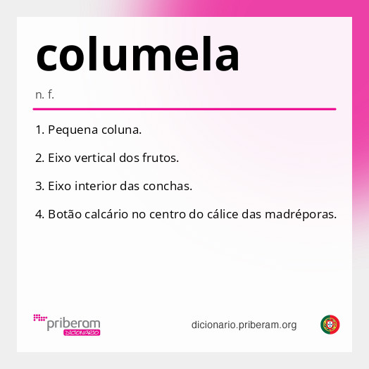 Significado de columela