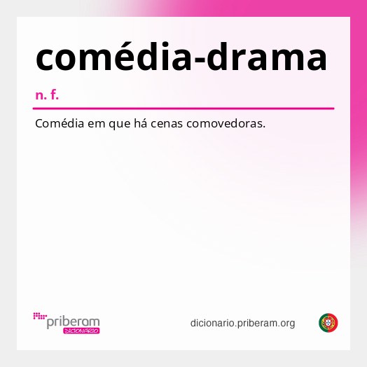 Significado de comédia-drama