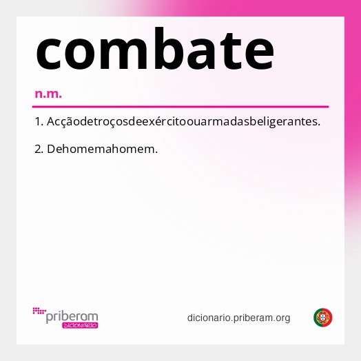 Significado de combate