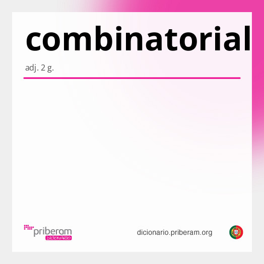 Significado de combinatorial