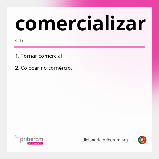 Significado de comercializar