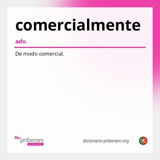 Significado de comercialmente