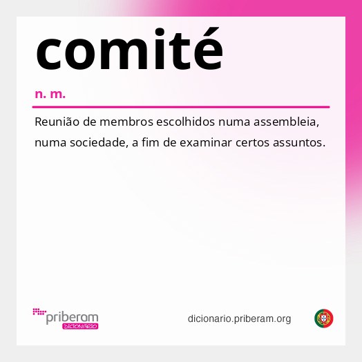 Significado de comité