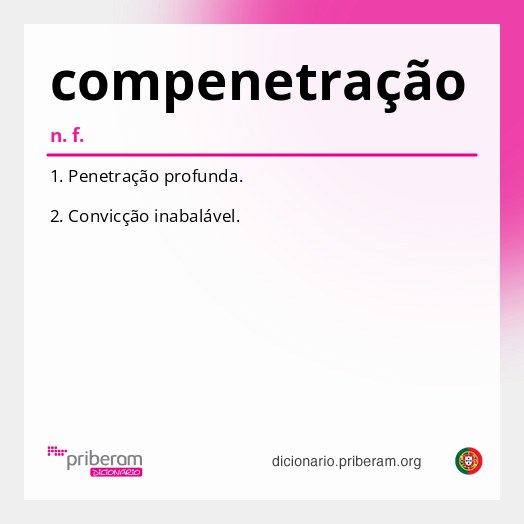 Significado de compenetração