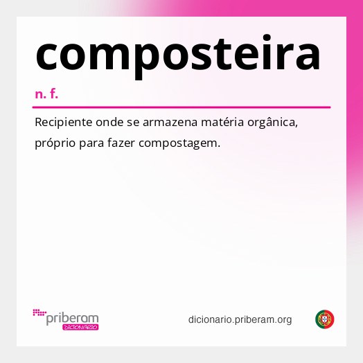 Significado de composteira