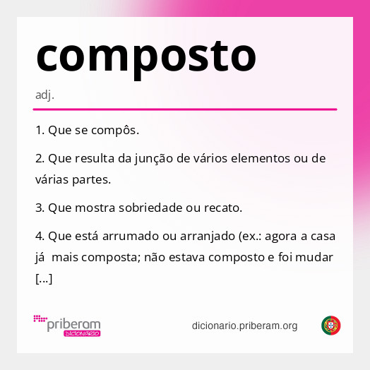Significado de composto