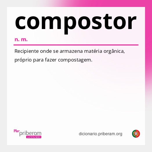Significado de compostor