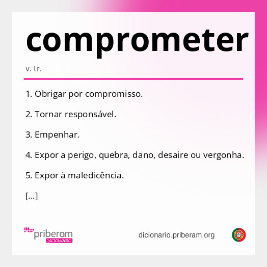Significado de comprometer