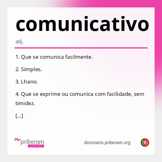 Significado de comunicativo