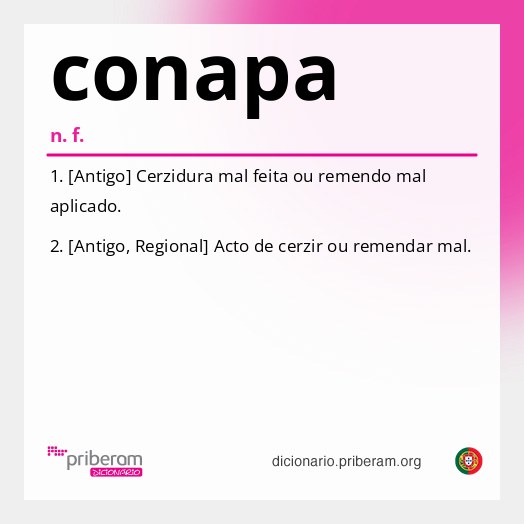 Significado de conapa