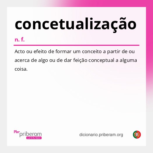Significado de concetualização