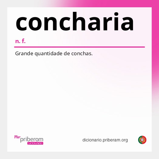 Significado de concharia