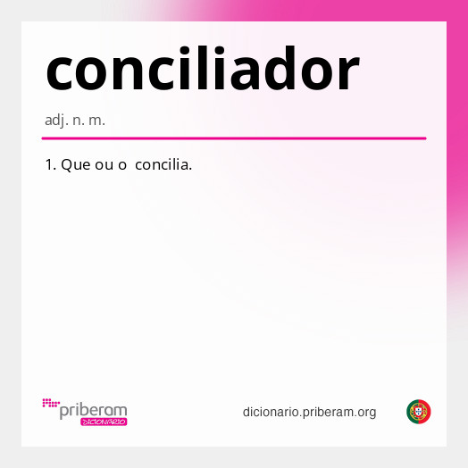 Significado de conciliador