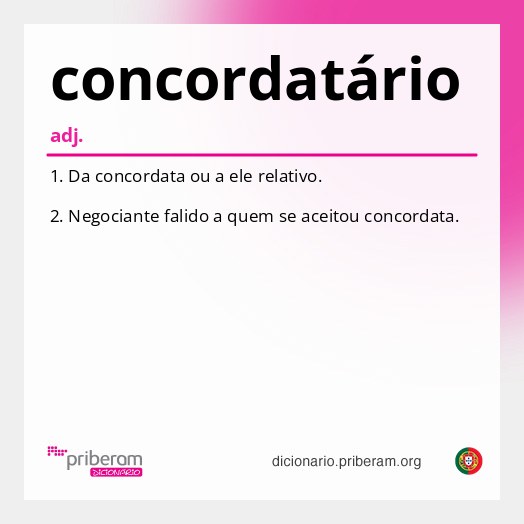 Significado de concordatário