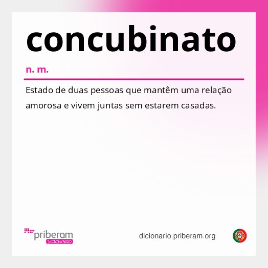 Significado de concubinato