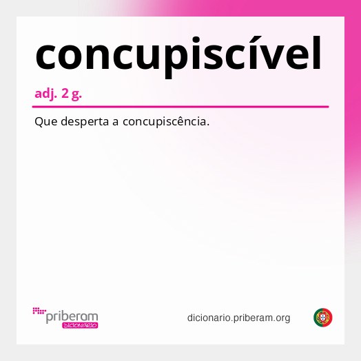 Significado de concupiscível