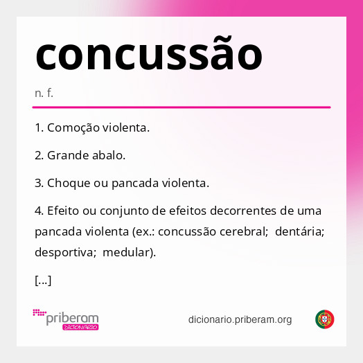 Significado de concussão