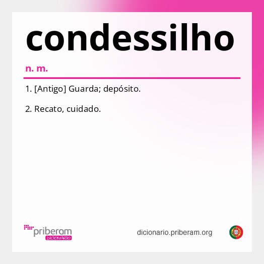 Significado de condessilho