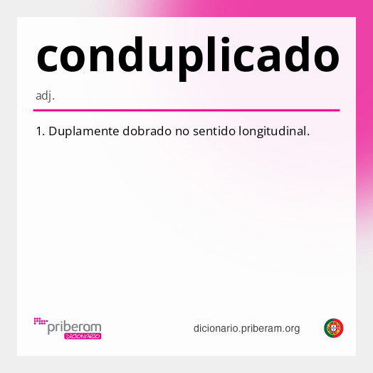 Significado de conduplicado