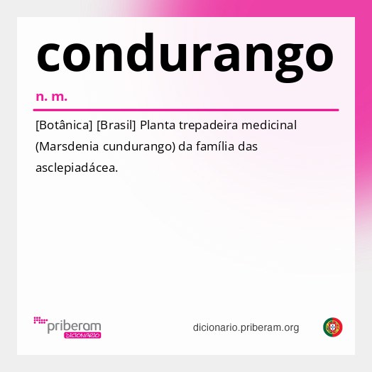Significado de condurango