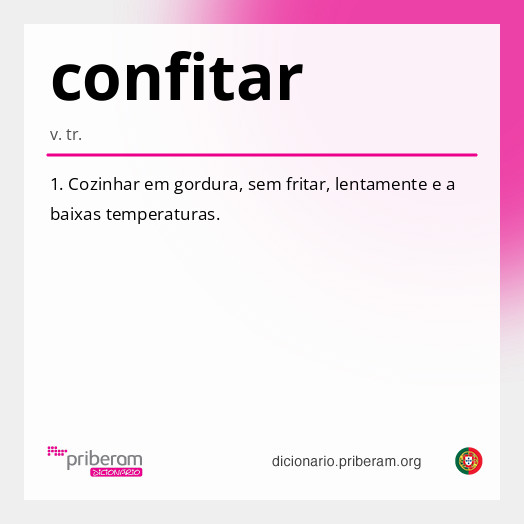 Significado de confitar