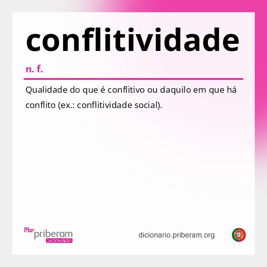 Significado de conflitividade