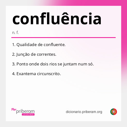 Significado de confluência