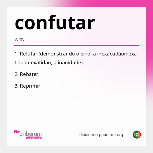 Significado de confutar
