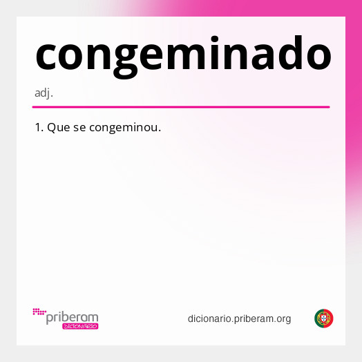 Significado de congeminado