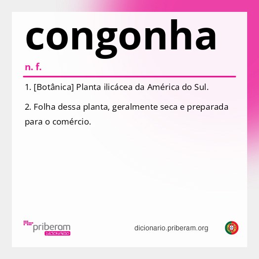 Significado de congonha