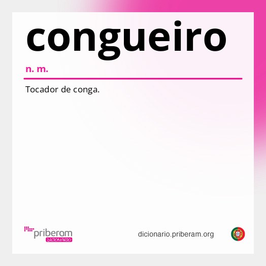 Significado de congueiro