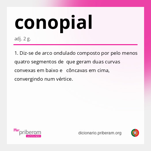 Significado de conopial
