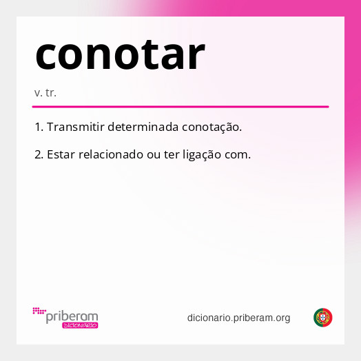 Significado de conotar