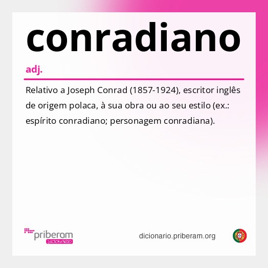 Significado de conradiano