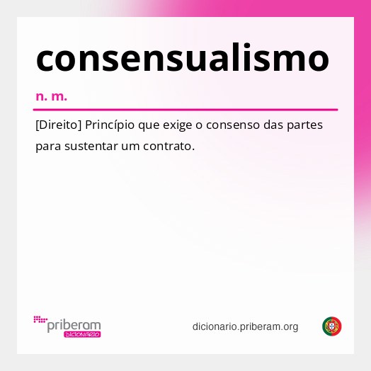 Significado de consensualismo