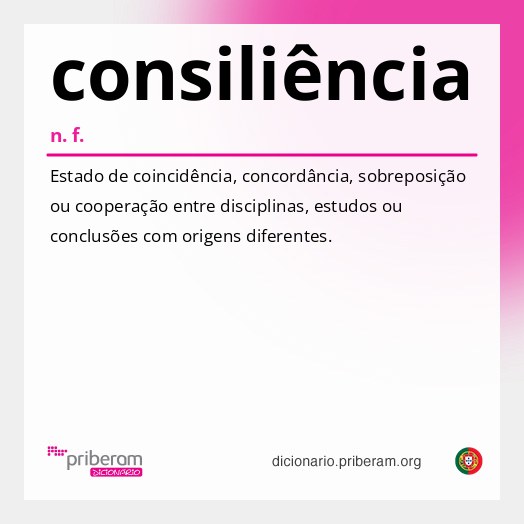 Significado de consiliência