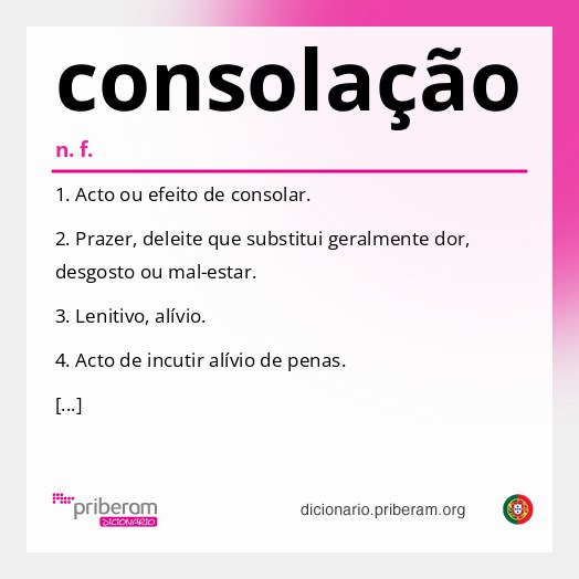 Significado de consolação