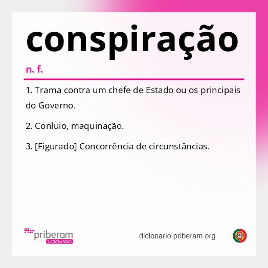 Significado de conspiração