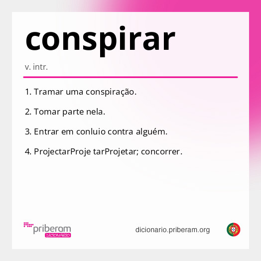 Significado de conspirar